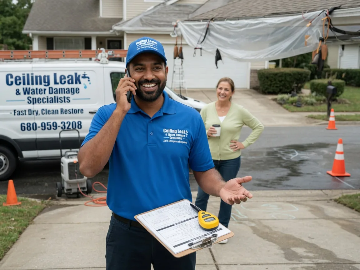 Ceiling Leak Cleanup Hardeeville, SC FAQs
